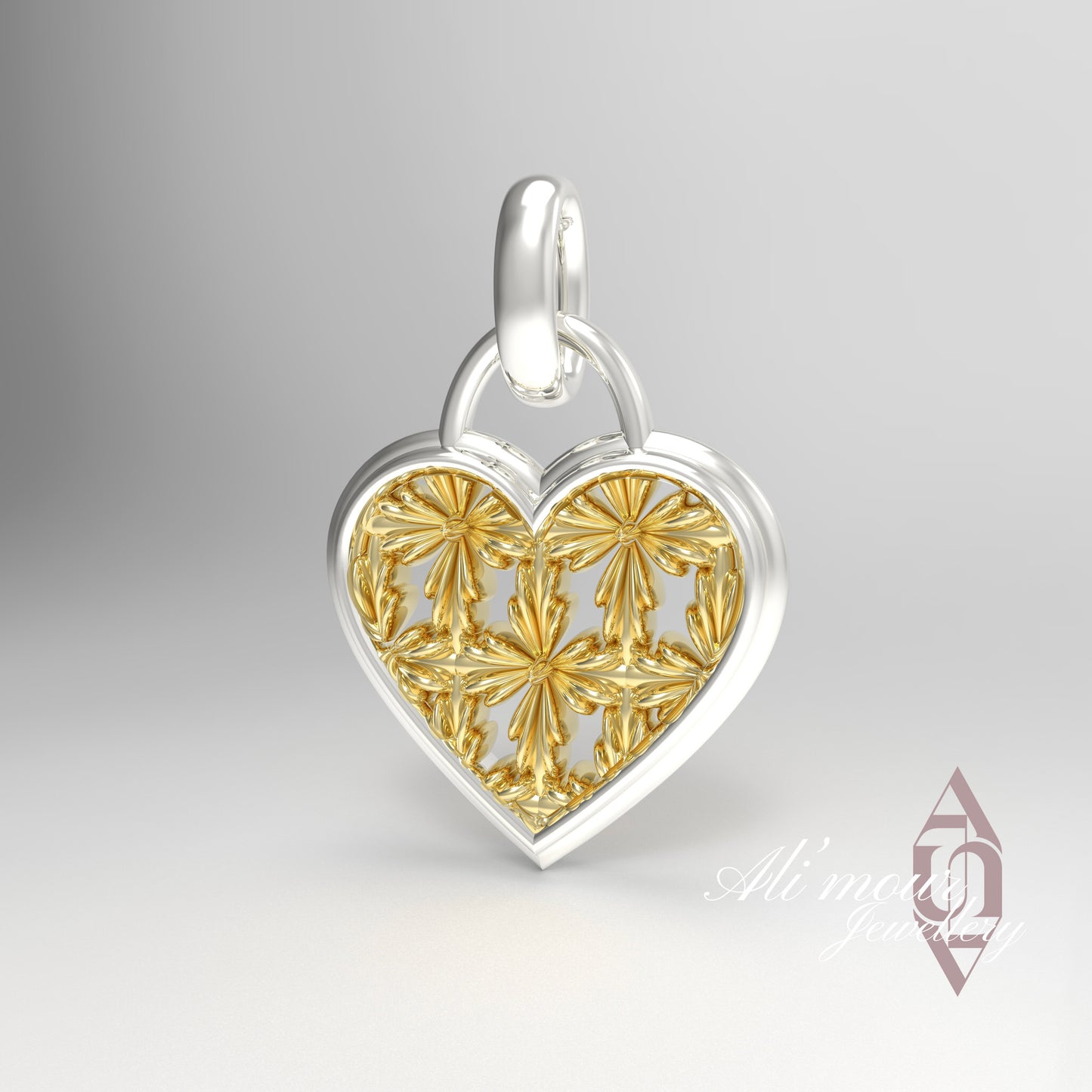 Heart Inlay Necklace