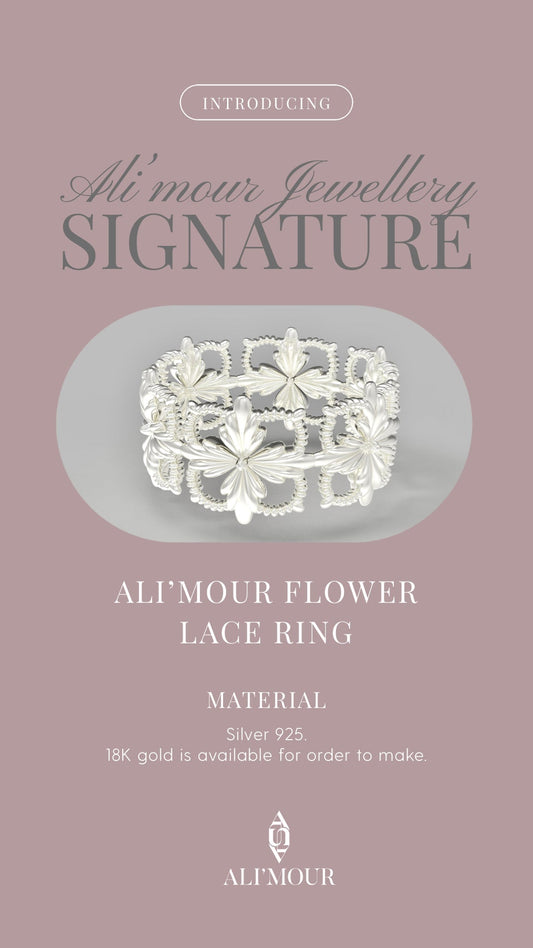 Introducing our signature lace ring
